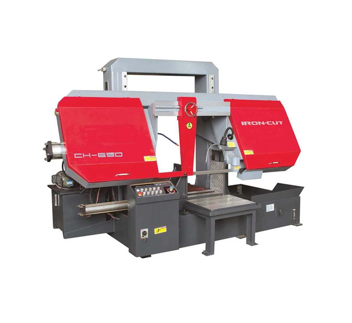 Колонный полуавтомат ленточнопильный станок IRON-CUT CH-650 (g4265)
