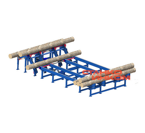 Комплекс поштучной выдачи бревен