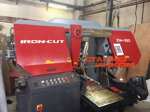 Полуавтоматический ленточнопильный станок IRON-CUT CH-550