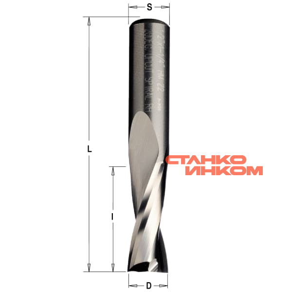 Серия 191 z2 спиральные фрезы верхний рез Серия 191 z2 спиральные фрезы верхний рез