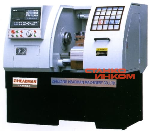Токарный станок с ЧПУ с задней бабкой Headman CK6232L 