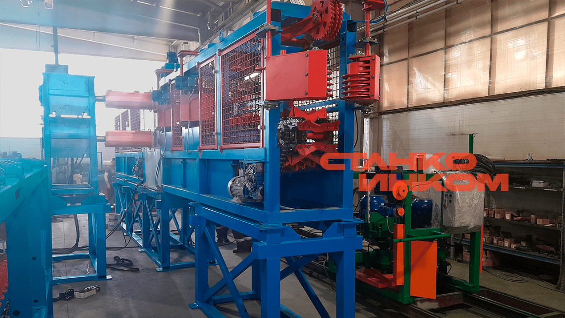 Станок для распиловки бревен Алтай-СБГ-480М с гусеничной подачей