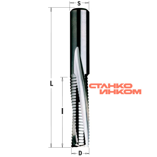 Серия 196 z3r спиральные фрезы со стружколомом нижний рез Серия 196 z3r спиральные фрезы со стружколомом нижний рез