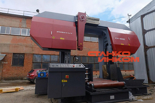 Колонный полуавтоматический ленточнопильный станок IRON-CUT CH-1000 (g42100)