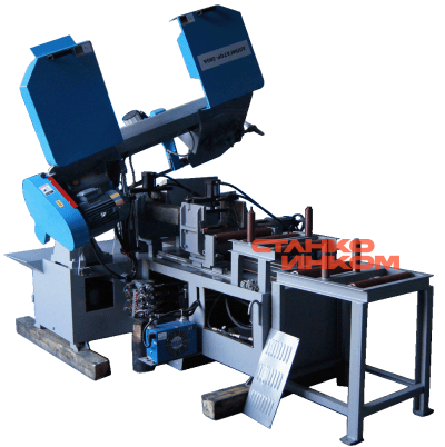 Ленточно-пильный станок консольный автоматический Аллигатор 280а  Ленточно-пильный станок консольный автоматический Аллигатор 280а