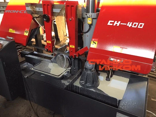 Колонный полуавтоматический ленточнопильный станок IRON-CUT CH-400