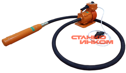 Вибромаш ВИ-1-16-3 (220В, вал 3м, булава 76мм) глубинный вибратор — Станкоинком
