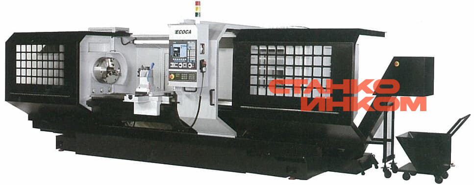 Токарный станок с ЧПУ и горизонтальной станиной Ecoca EL-12050 