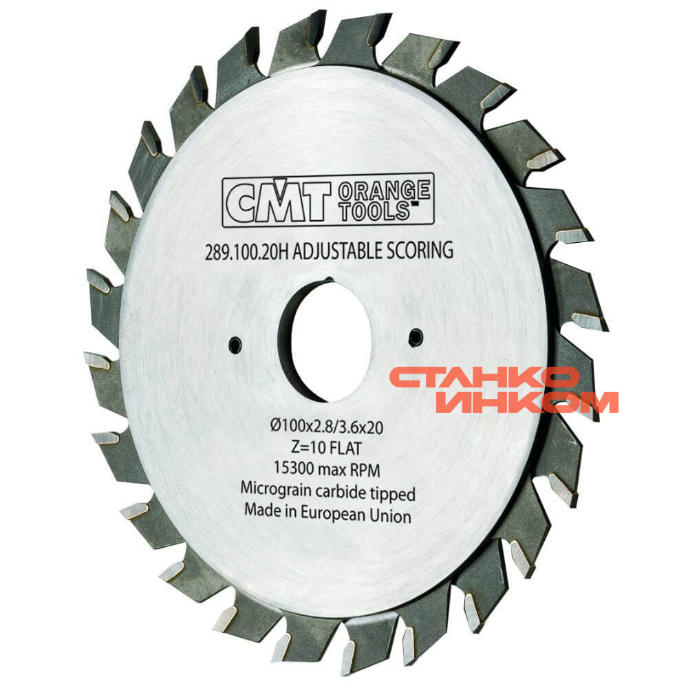Диск пильный 120x20x2,8-3,6/ 12° FLAT Z=12+12 CMT 289.120.24H