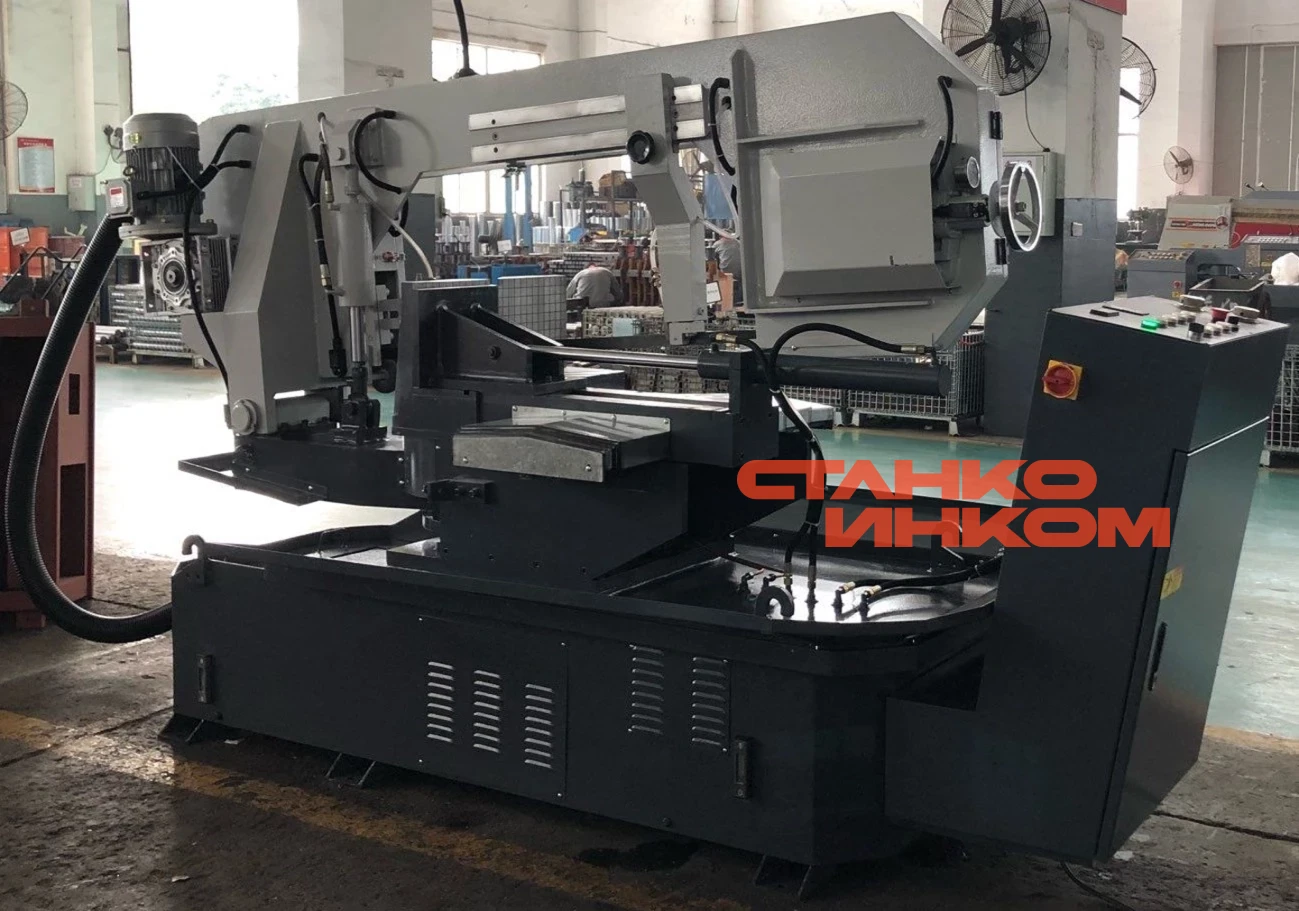 Полуавтоматический ленточнопильный станок IRON-CUT H-440S Полуавтоматический ленточнопильный станок IRON-CUT H-440S