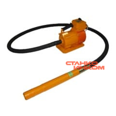 Вибромаш ВИ-1-16 М (42В, вал 3м, булава 76мм) глубинный вибратор — Станкоинком
