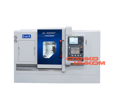 Токарный станок с приводным инструментом и осью Y EverX GL200MY