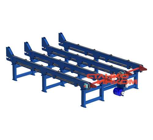 Транспортер поперечный, 4-х цепной