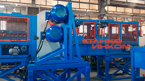 Станок для распиловки бревен Алтай-СБГ-480М с гусеничной подачей