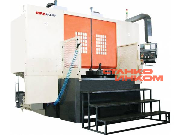 Вертикальный токарный станок с устройством замены паллет Rifa RFCL63D