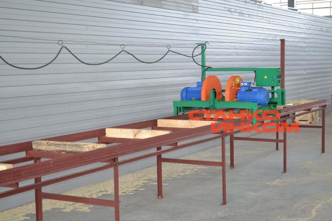 Станок дисковый, кромкорезный, двухпильный Алтай-011-1