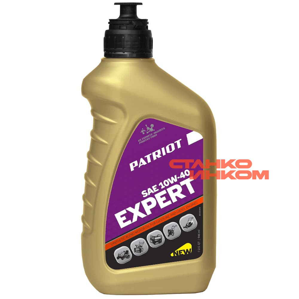 Patriot Expert SAE 10W-40 моторное полусинтетическое масло (1л) — Станкоинком