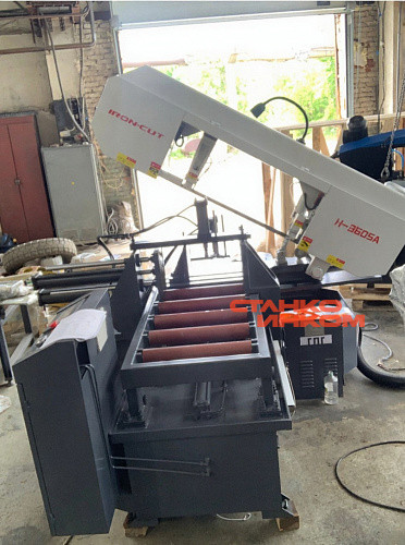 Автоматический поворотный ленточнопильный станок IRON-CUT H-360SA