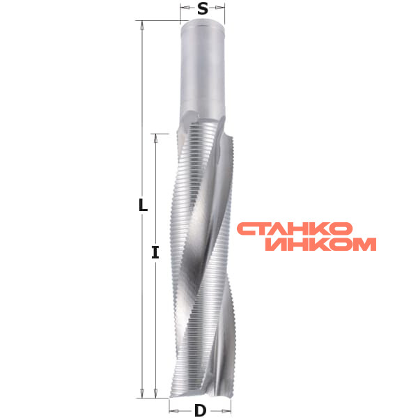 Серия 195 z3 hss спиральные фрезы со стружколомом для клееного бруса Серия 195 z3 hss спиральные фрезы со стружколомом для клееного бруса