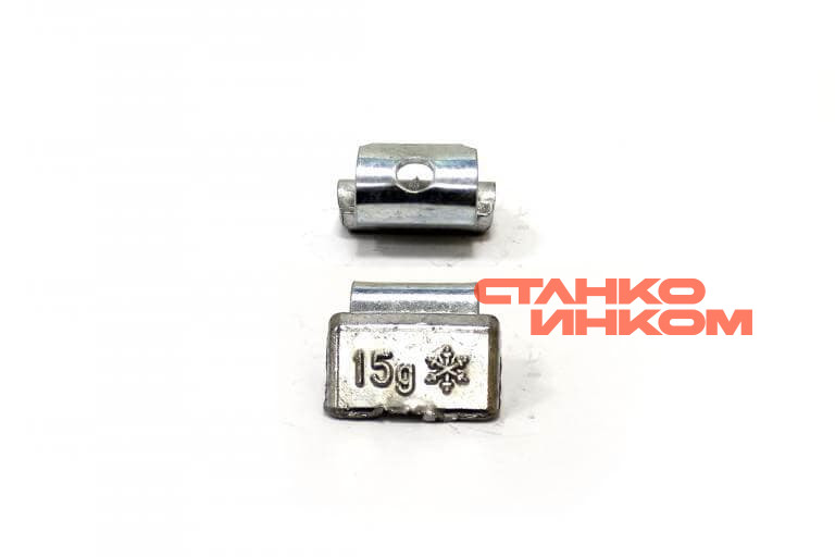 15гр Груз балансировочный Pb (литой диск), коробка 100шт — Станкоинком