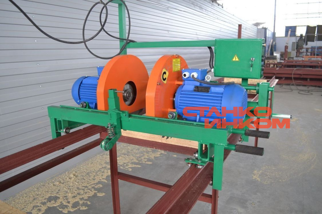 Станок дисковый, кромкорезный, двухпильный Алтай-011