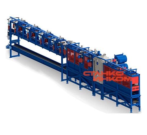 Станок для распиловки бревен Алтай-СБГ-480М с гусеничной подачей