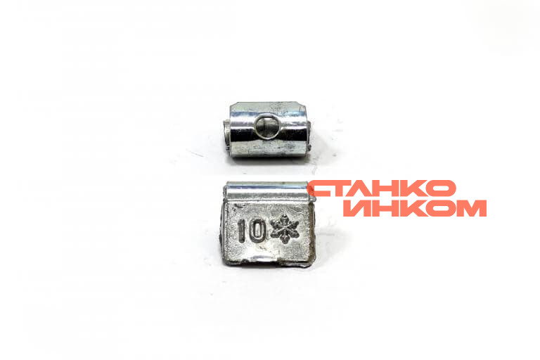 10гр Груз балансировочный Pb (литой диск), коробка 100шт 10гр Груз балансировочный Pb (литой диск), коробка 100шт — Станкоинком