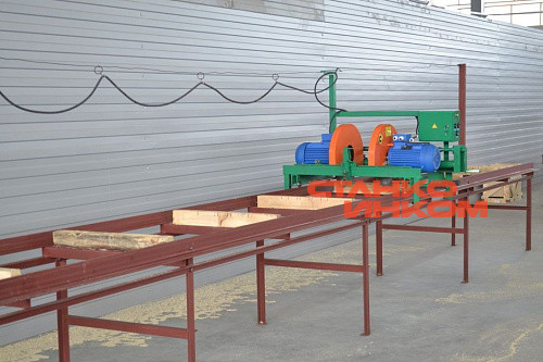 Станок дисковый, кромкорезный, двухпильный Алтай-011-1