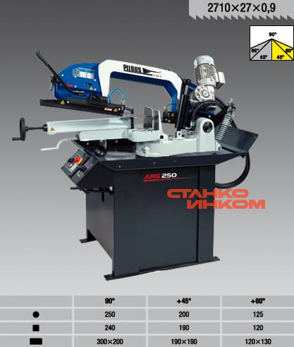 Станок ленточнопильный Pilous ARG 250  Станок ленточнопильный Pilous ARG 250