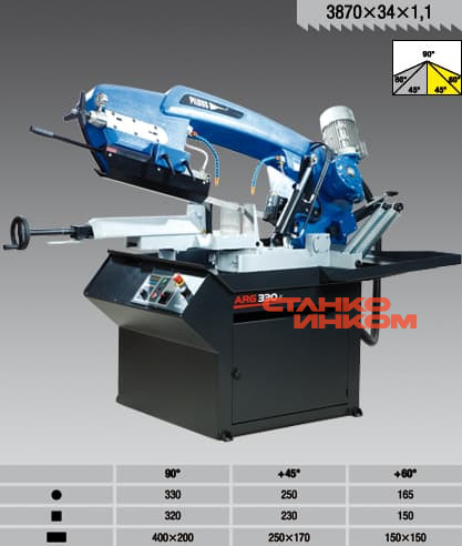 Станок ленточнопильный Pilous ARG 330 F Станок ленточнопильный Pilous ARG 330 F