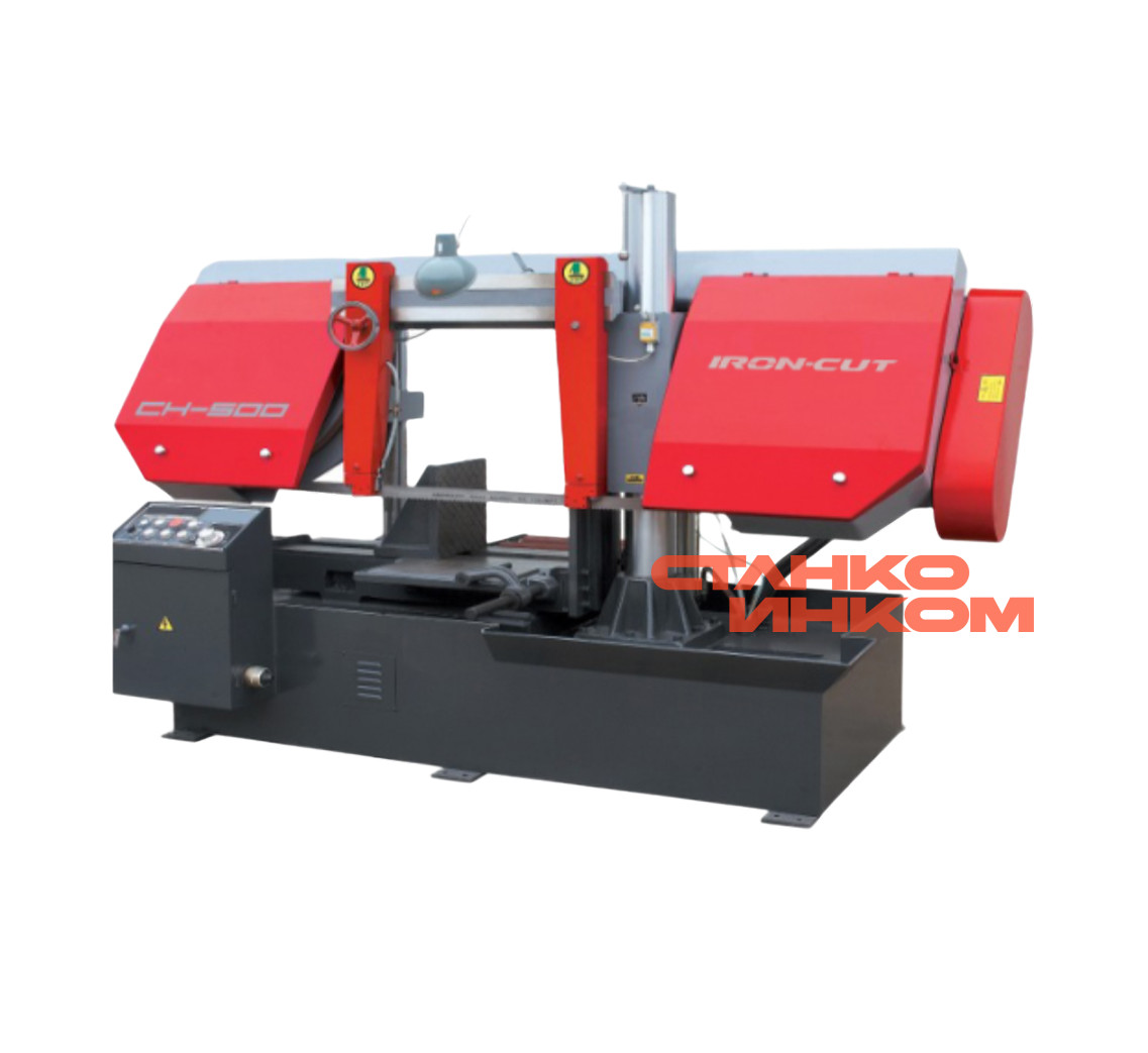 Колонный полуавтоматический ленточнопильный станок IRON-CUT CH-500 (g4250) Колонный полуавтоматический ленточнопильный станок IRON-CUT CH-500 (g4250)