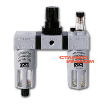 GAV FRL-180 Фильтр модульная группа с лубрикатором GAV FRL-180 Фильтр модульная группа с лубрикатором — Станкоинком