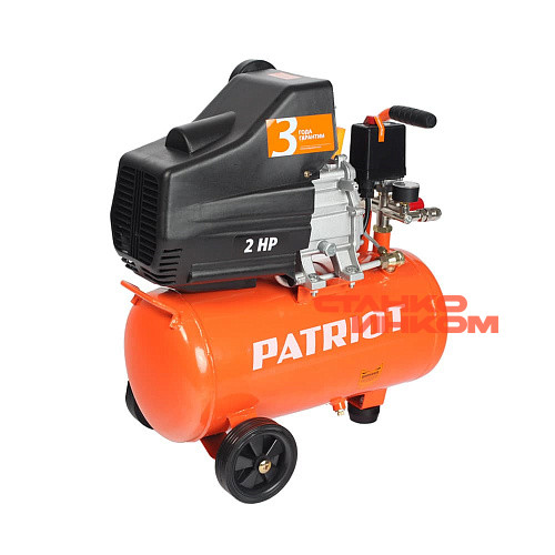 Patriot Euro 24-240 Компрессор поршневой с прямой передачей — Станкоинком
