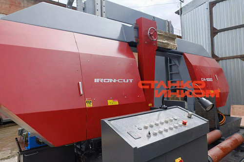 Колонный полуавтоматический ленточнопильный станок IRON-CUT CH-1000 (g42100)