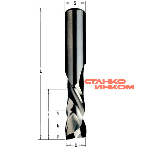 Серия 190 z2+2 и z3+3 спиральные фрезы двунаправленный рез пазовые Серия 190 z2+2 и z3+3 спиральные фрезы двунаправленный рез пазовые