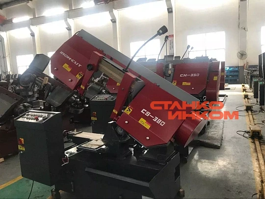 Консольный полуавтомат ленточнопильный станок IRON-CUT CS-380 (GW4038)