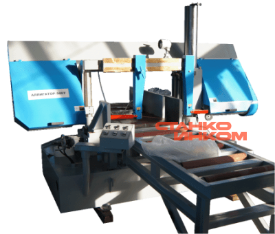 Ленточнопильный станок колонный полуавтоматический Аллигатор 500у Ленточнопильный станок колонный полуавтоматический Аллигатор 500у