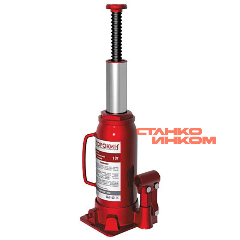 10т Сорокин 3.10 Домкрат бутылочный 10т Сорокин 3.10 Домкрат бутылочный — Станкоинком