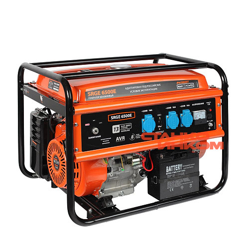Patriot Max Power SRGE 6500E Генератор бензиновый — Станкоинком