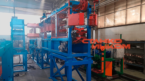 Станок для распиловки бревен Алтай-СБГ-480М с гусеничной подачей