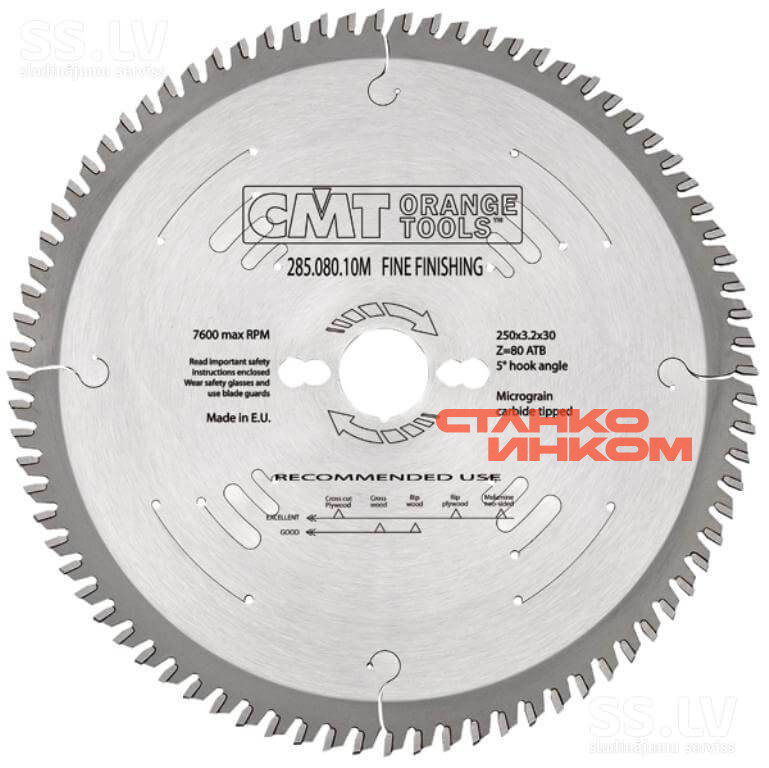 Диск пильный 300x30x3,2/2,2 10 TCG Z=96 CMT 281.096.12M