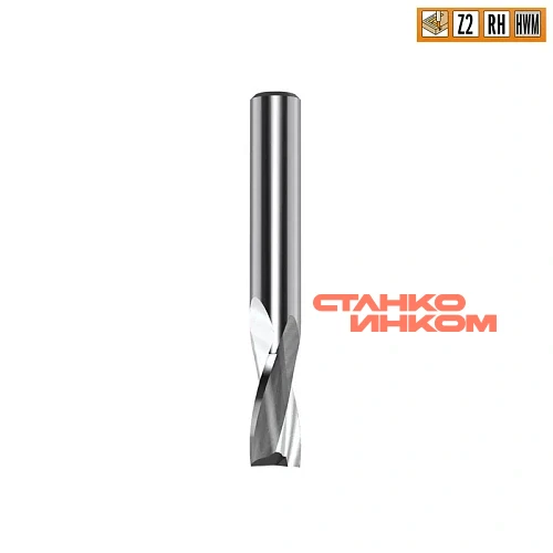 Фреза спиральная для PVC и алюминия S=6 D=5x12x60 CMT