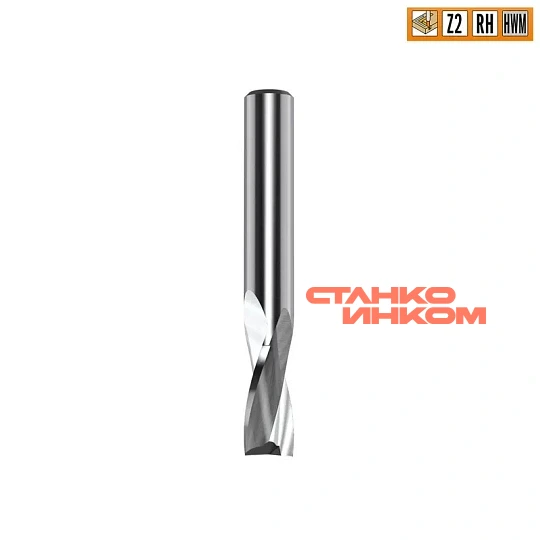 Фреза спиральная для PVC и алюминия S=6 D=5x12x60 CMT