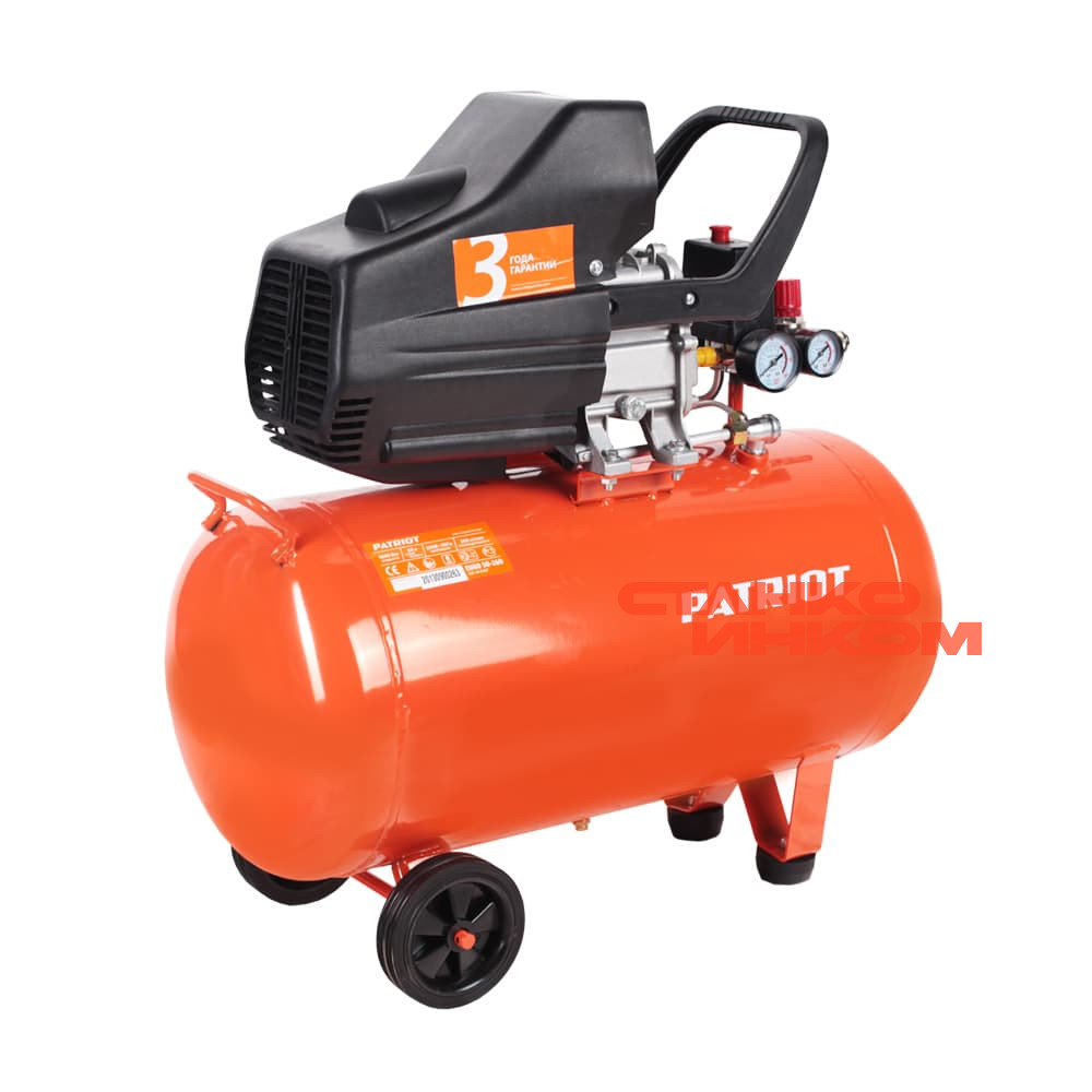 Patriot Euro 50-260 Компрессор поршневой с прямой передачей Patriot Euro 50-260 Компрессор поршневой с прямой передачей — Станкоинком