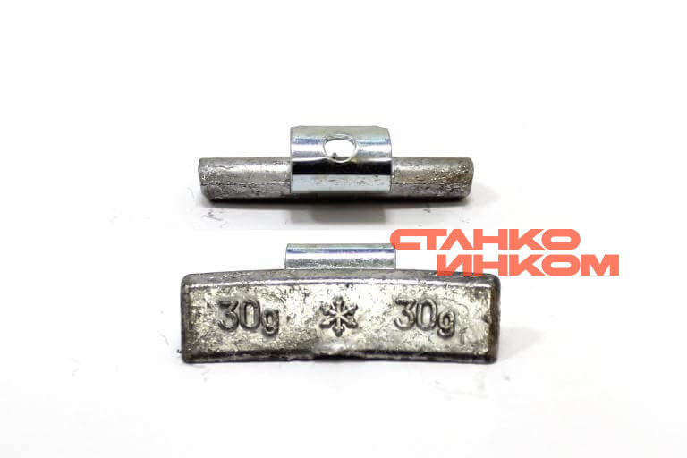 30гр Груз балансировочный Pb (литой диск), коробка 100шт — Станкоинком