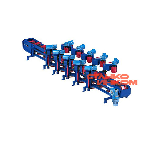 Кантователь бревен проходного типа