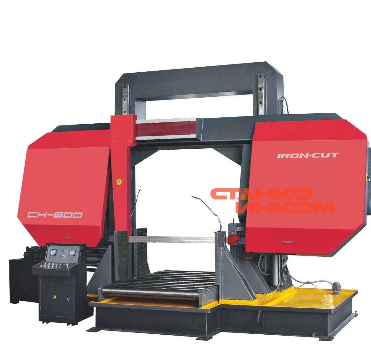 Ленточнопильный станок колонный полуавтомат IRON-CUT CH-800 Ленточнопильный станок колонный полуавтомат IRON-CUT CH-800