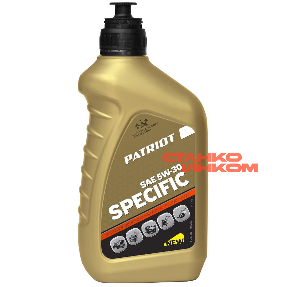 Patriot Specific SAE 5W-30 моторное полусинтетическое масло (1л) — Станкоинком