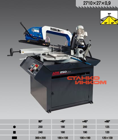 Станок ленточнопильный Pilous ARG 250 Plus  Станок ленточнопильный Pilous ARG 250 Plus