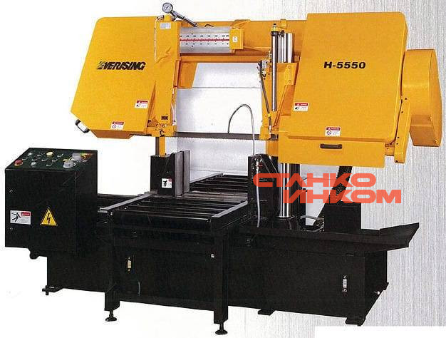 Ленточнопильный станок двухколонного типа Everising H-5550  Ленточнопильный станок двухколонного типа Everising H-5550